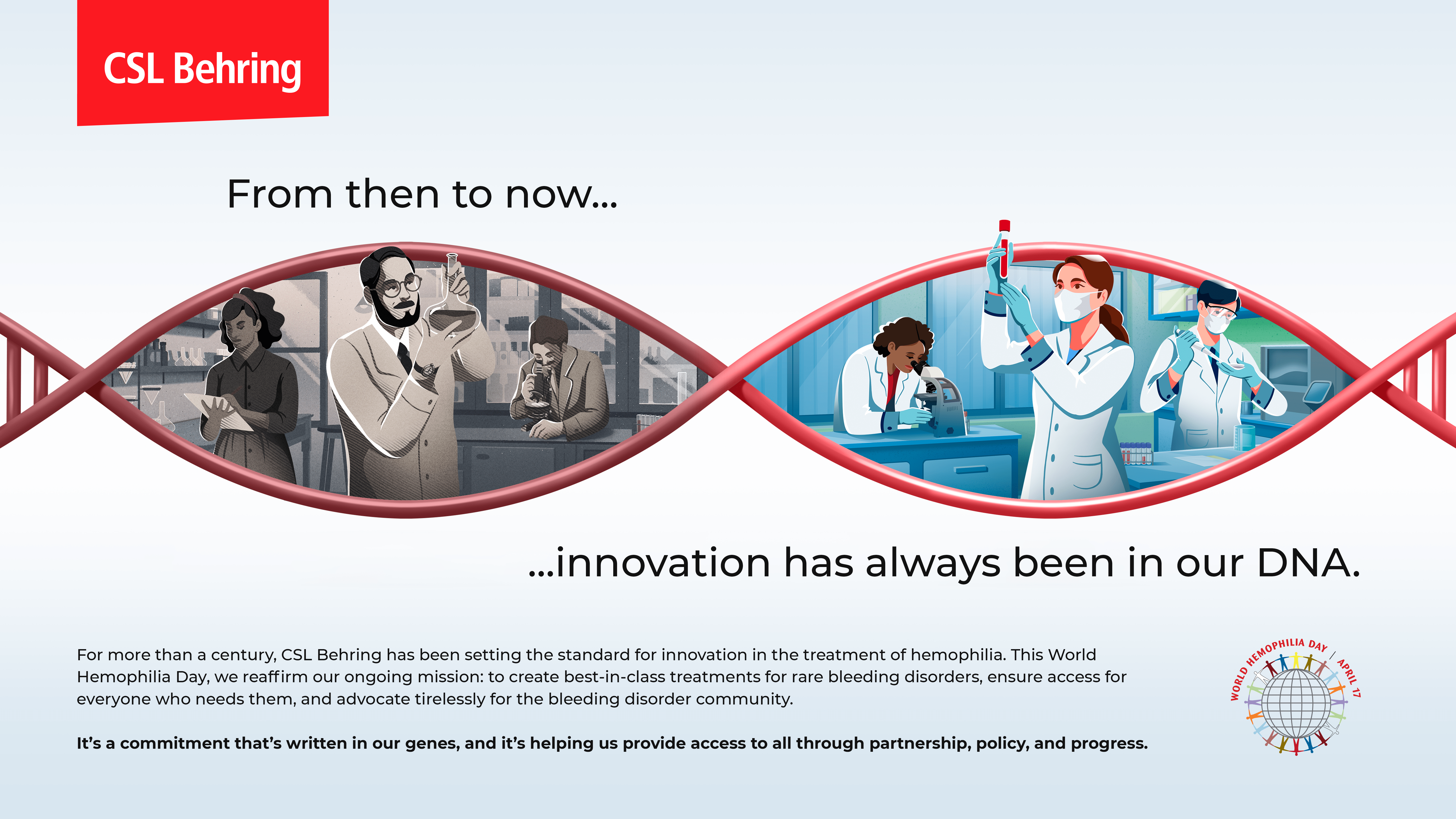 Scientists and Innovation for World Haemophilia Day