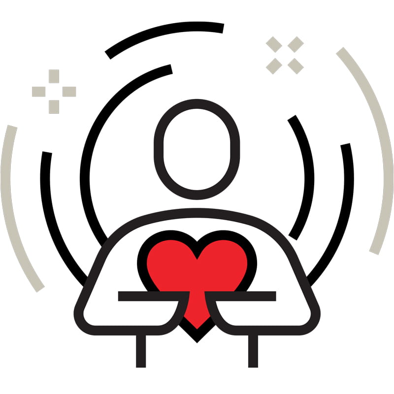 Εικόνα ατόμου με καρδιά