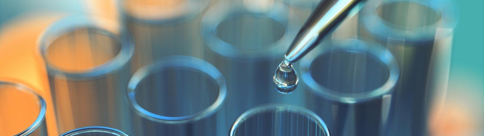 Σταγονίδιο σε δοκιμαστικό σωλήνα